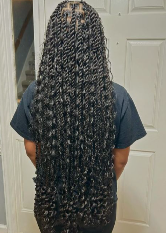 Medium island twist by Black Diamants Hairbraiding